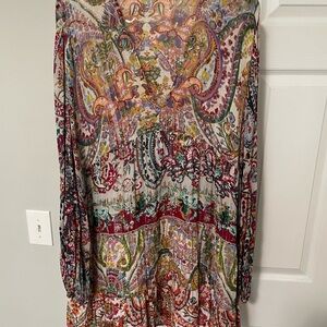 Zara Multicolor Paisley Blouse